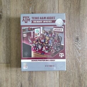 Texas A&M Aggies Football A Real Nail Biter Jigsaw Puzzle 500 Pieces NWT